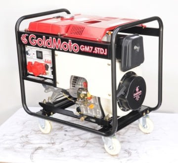 GoldMoto GM7.5TDJ Dizel Jeneratör 6.9Kva Trifaze Marşlı