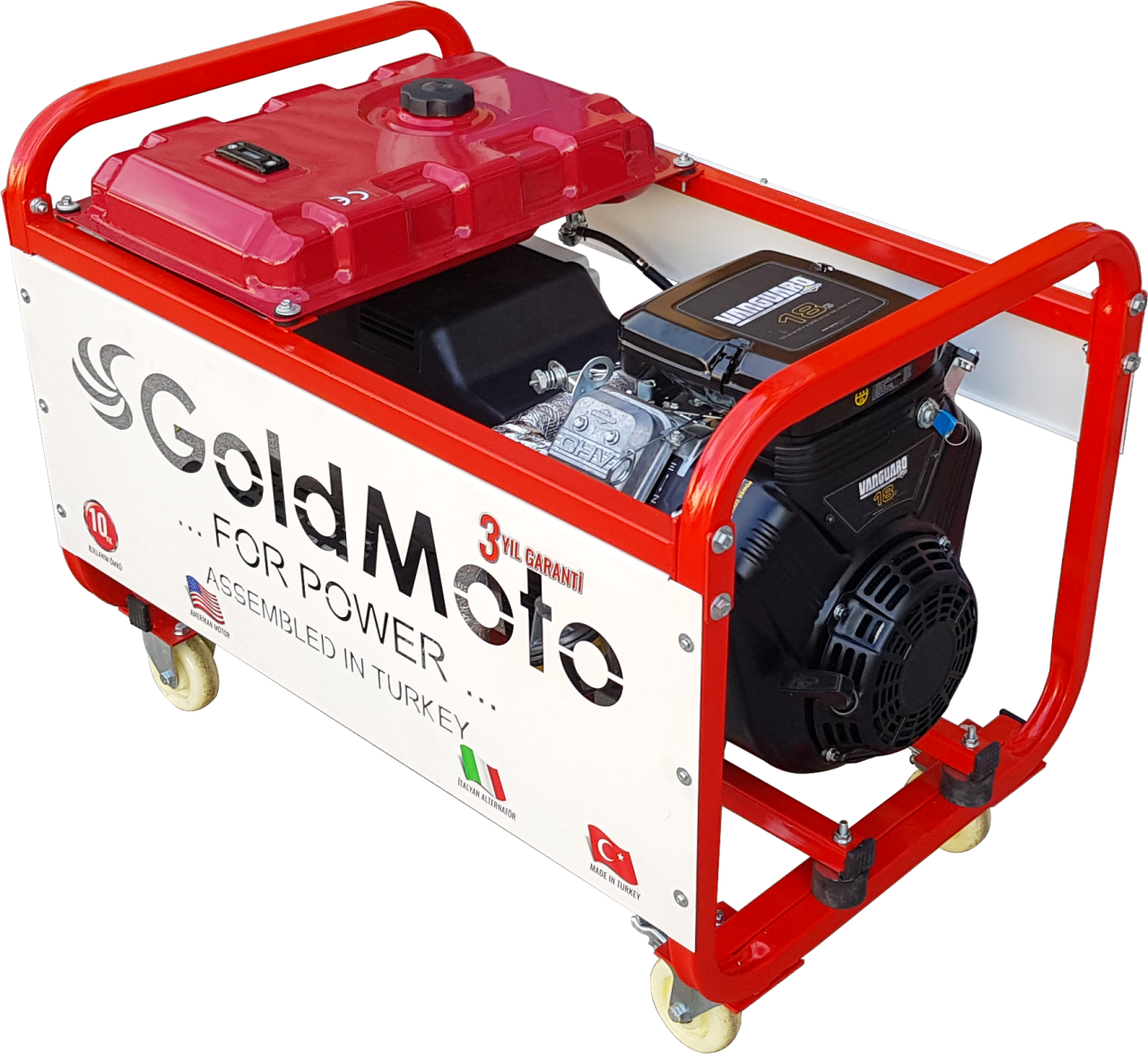 GoldMoto GM12BJBS Benzinli Jeneratör 11.8kVA Monofaze Marşlı