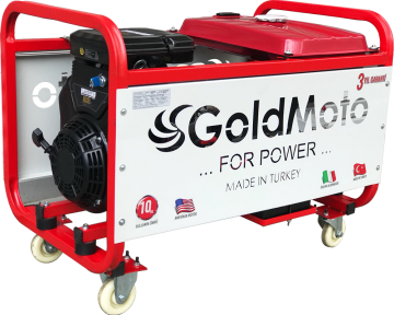 GoldMoto GM16BJBS Benzinli Jeneratör 14.6Kva Monofaze Marşlı