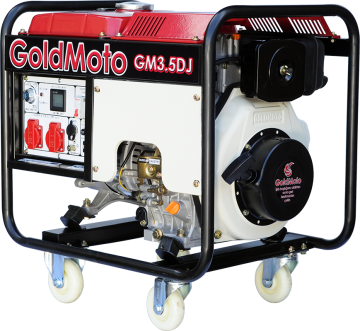 GoldMoto GM3.5DJ Dizel Jeneratör 4.5kVA Monofaze Marşlı