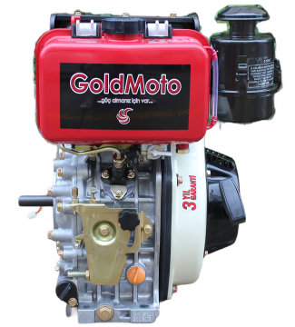 GoldMoto GM178FE-C Dizel Motor 7 Hp Marşlı Krank Mili Kamalı