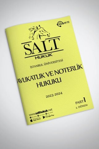 İÜHF-Avukatlık ve Noterlik Hukuku PART-1