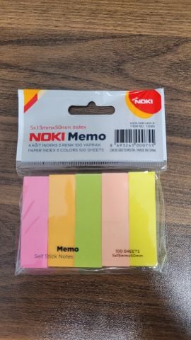 NOKİ MEMO KAĞIT İNDEX 5X15X50MM 12060