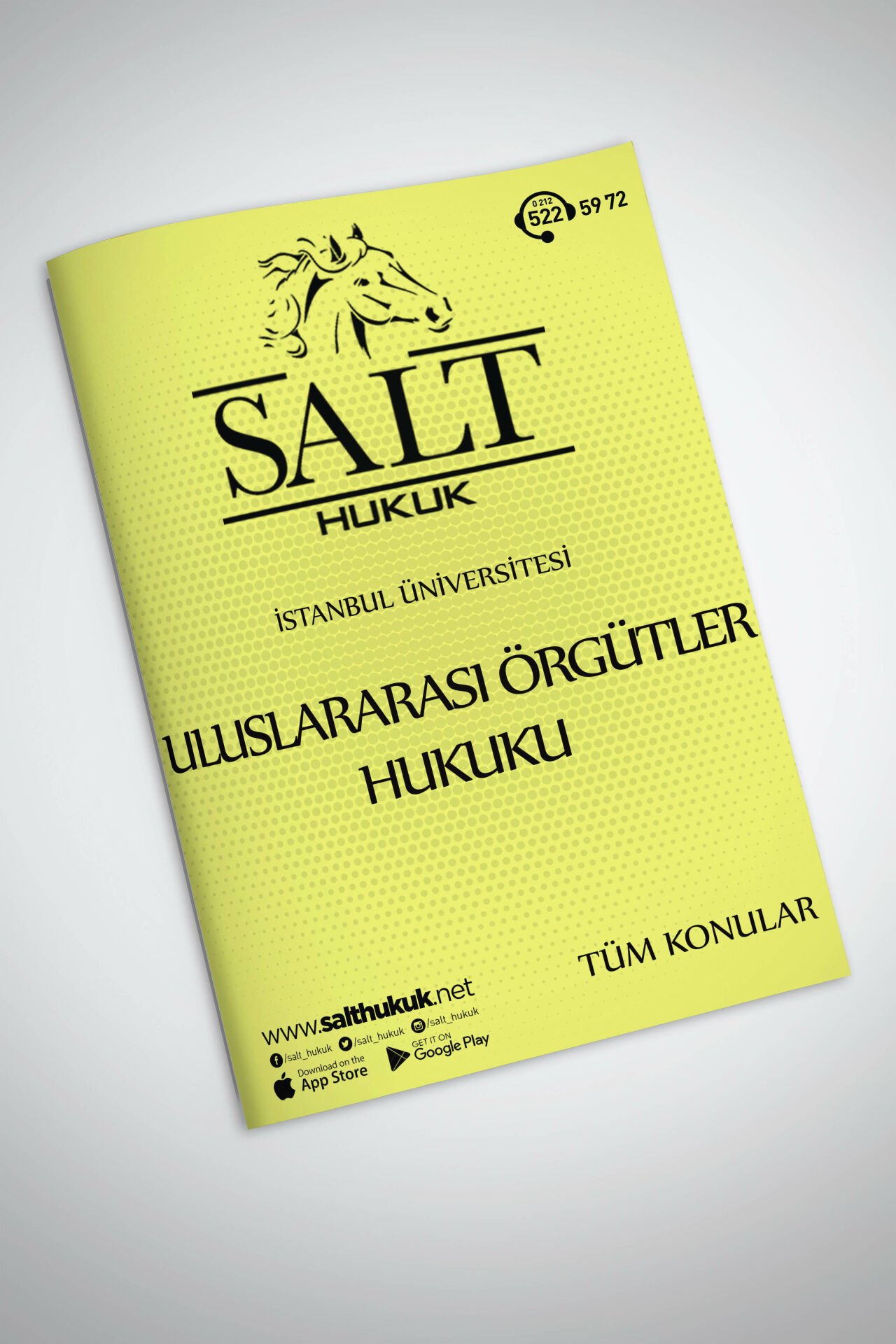 ULUSLARARASI ÖRGÜTLER HUKUKU TÜM KONULAR TEK PART