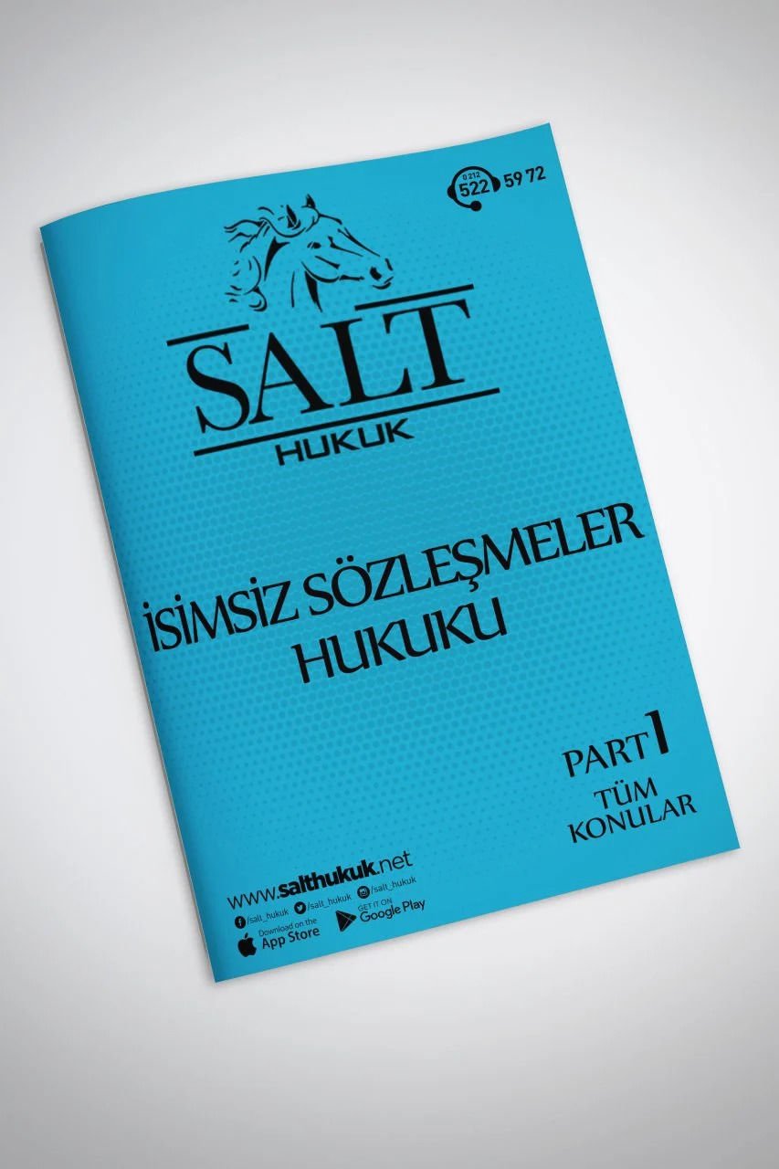 İsimsiz Sözleşmeler Hukuku  TÜM KONULAR PART-1