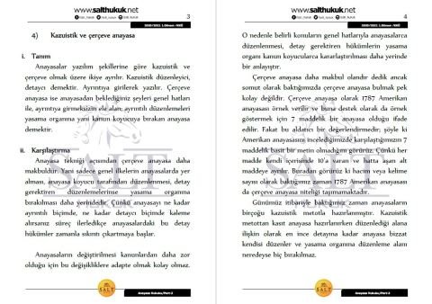 Anayasa Hukuku 1. Dönem Part-2 (2020-2021)-KKÜ-Konu Anlatım Kitapçığı