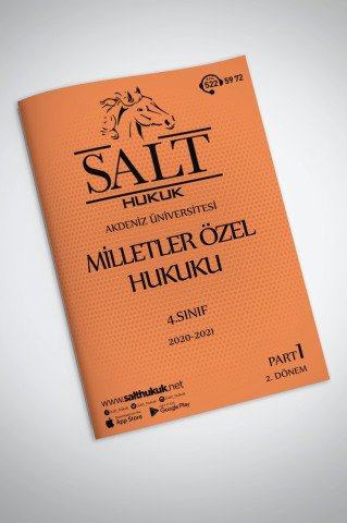 Milletler Özel Hukuku 2. Dönem Part-1 (2020-2021)-AKHF-Konu Anlatım Kitapçığı