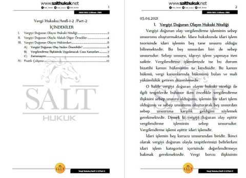 Vergi Hukuku Amfi 1-2 2. Dönem Not Seti (2020-2021)-DEÜ-Konu Anlatım Kitapçığı