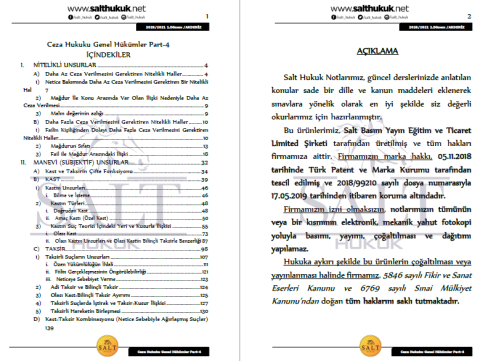 Ceza Genel Hukuku 1. Dönem Part-4 (2020-2021)-AKHF-Konu Anlatım Kitapçığı