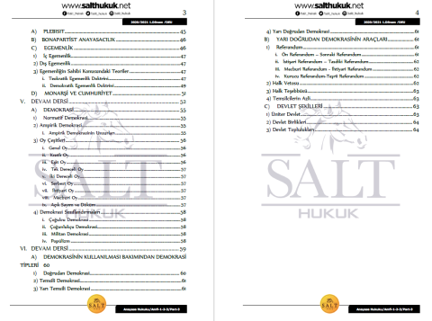 Anayasa Hukuku Amfi 1-2-3 1. Dönem Part-3 (2020-2021)-DEÜ-Konu Anlatım Kitapçığı