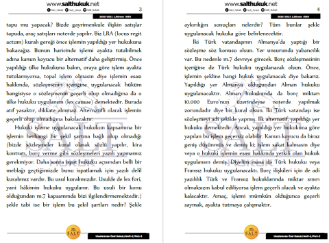 Milletler Özel Hukuku Amfi 2 1. Dönem Part-3 (2020-2021)-DEÜ-Konu Anlatım Kitapçığı