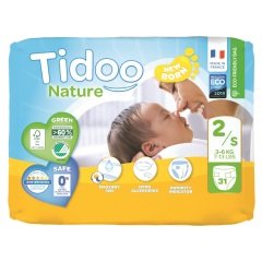 Tidoo Antialerjik-Ekolojik Bebek Bezi No 2 Mini Single 3-6 Kg  31 Ad