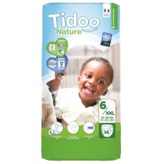 Tidoo Antialerjik-Ekolojik Bebek Bezi No 6 Jumbo XL 16-30 Kg  38Ad