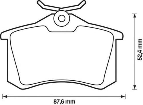 Caddy Arka Fren Balatası 11/14 - 1K0698451J AP848