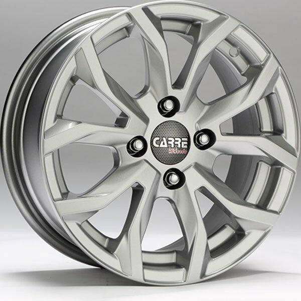 Carre 434 6x14inç 4x100 Silver Diamond Çelik Jant