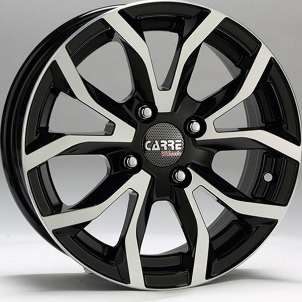 Carre 534 6.5x15inç 5x112 Black Diamond Çelik Jant