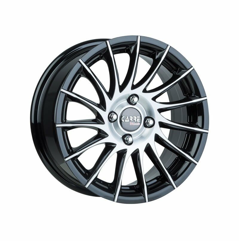 Carre CAR 803 8.5x18inç 5x112 et42 72.6 Black Machined Çelik Jant