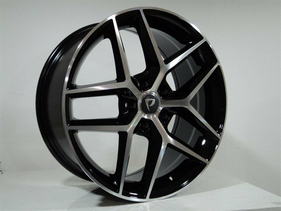 BK 5449 8x18inç 5x112 et45 57.1 BLACK Machined Çelik Jant