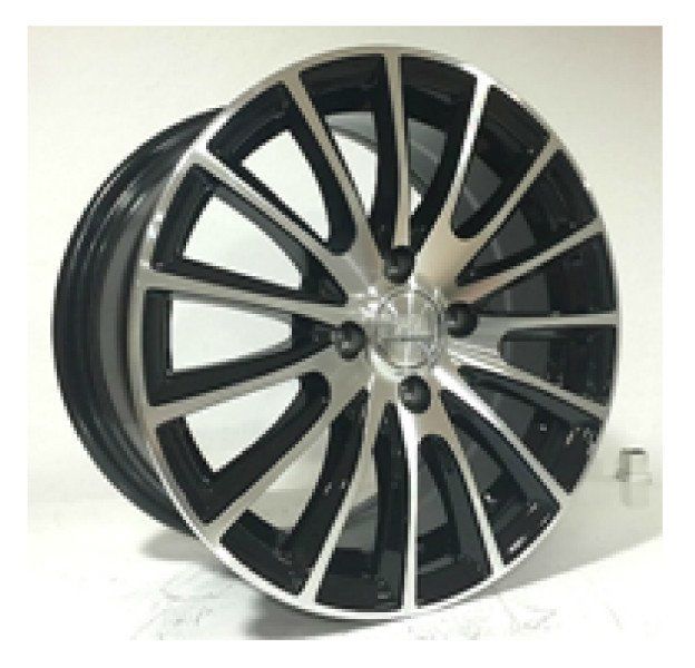 Tailong TL 1287 6x14inç 4x100 Black Machined Çelik Jant