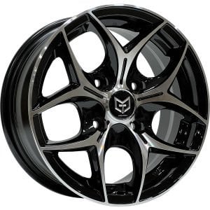 Megatork TORK 3206 6x14inç 4x108 Black Machined Çelik Jant