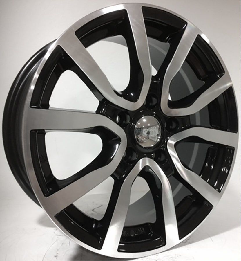 TORK 7365 6x15inç 5x100 et38 57.1 Black Machıned REPLİKA Çelik Jant