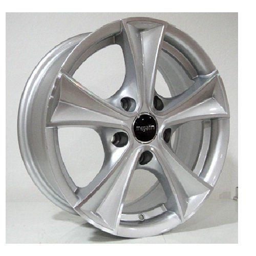 Megatim TIM 498 6.5x15inç 5x108 Silver Machined Çelik Jant