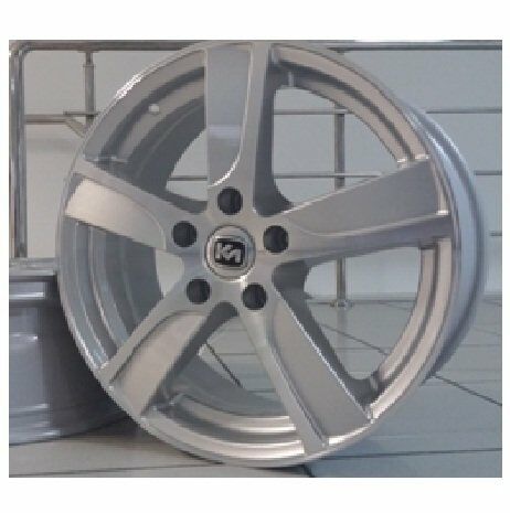 Kormetal KM 125 6.5x15inç 5x108 Silver + Black Diamond Çelik Jant