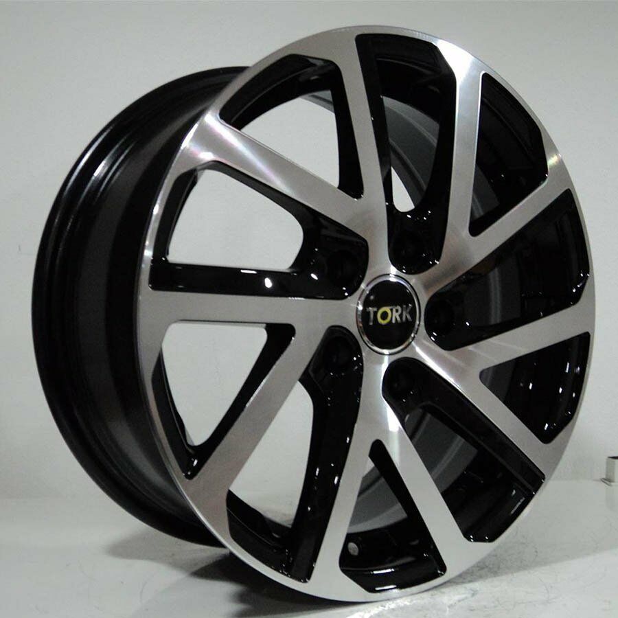 TORK 6114 6.5x15inç 5x112 et42 57.1 Black Machıned REPLİKA Çelik Jant