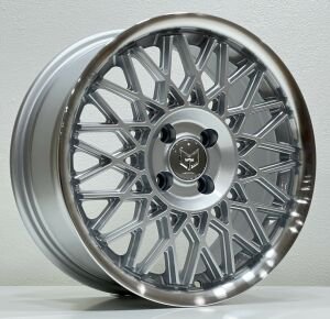 TORK-3375 6X14inç 4X100 ET25 73.1 SILVER+LIP MACHINED