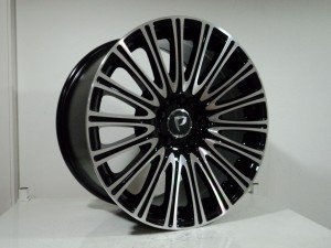 BK 5534 9.5x18 inç 5x112 et45 66.56 BLACK Machined Çelik Jant