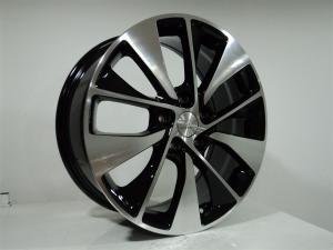 TL 0384 7.5x18 inç 5x114.3 et52 67.1 BLACK Machined Çelik Jant