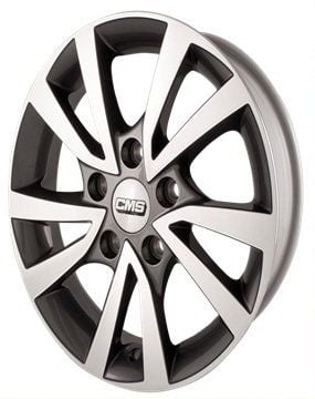 CMS 828 6.5x15inç 5x100 Sılver Diamond Çelik Jant
