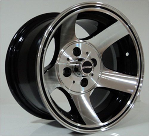 POWCAN 5.5X13inç BK 228 4X100 ET35 73.1 SILVER MACHINED Çelik Jant