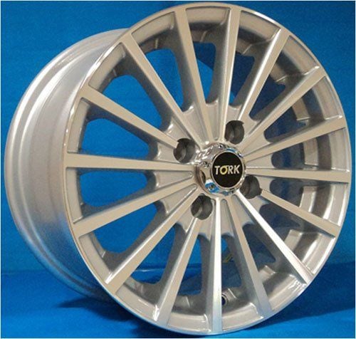 Megatork TORK 241 6x14inç 4x100 SİLVER MACHINED ÇELİK JANT