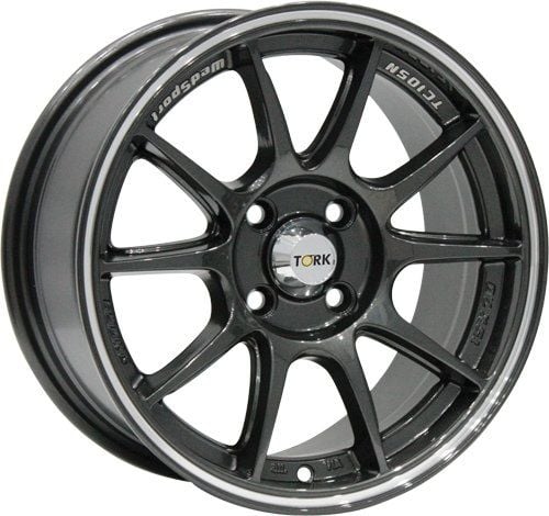 Megatork TORK 3710 6.5x15inç 4x100/108 BLACK MACHINED + BLK