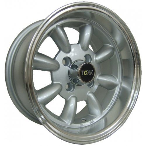 Megatork TORK 723 7.5x15inç 4x100 Silver Machined Çelik Jant