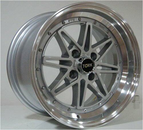 Megatork TORK 9105 7.5x15inç 4x100 Silver Lip Machined Çelik Jant