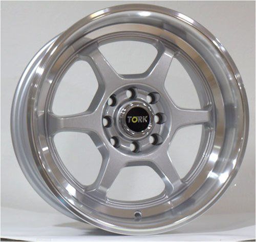 Megatork TORK 9108 8x15inç 4x100/108 Silver Lip Machined Çelik Jant