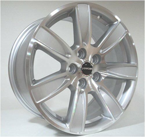 Powcan BK 407 8x18inç 5x120 Silver Machined Çelik Jant
