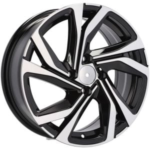 BK 5762 6X14İNÇ 4X100 ET35 60.1 BLACK MACHINED XL ÇELİK JANT