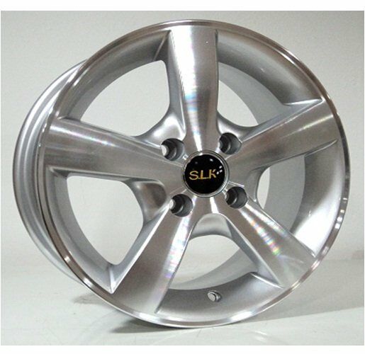 Slk SLK 1162 6.5x15inç 5x112 Silver Machined Çelik Jant