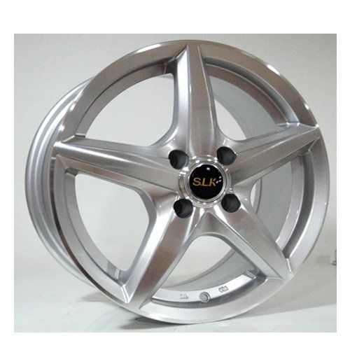 Slk SLK 1254 6x14inç 4x100 Silver Machined Çelik Jant