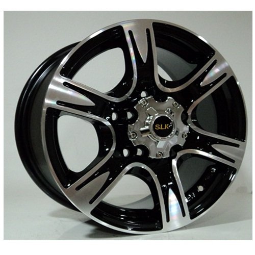 Slk SLK 1418 6.5x15inç 5x130 Black Machined Çelik Jant