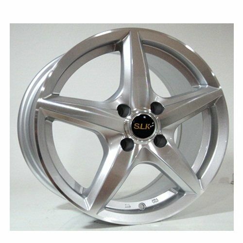 Slk SLK 1254 6.5x15inç 4x100 Silver Machined Çelik Jant