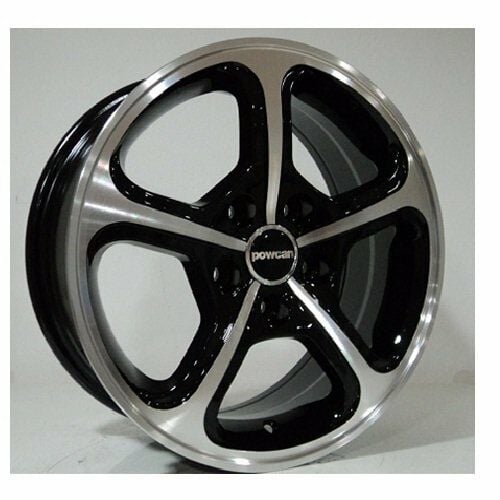 Powcan BK 450 6.5X15inç 5x114.3 Black Machıned Çelik Jant