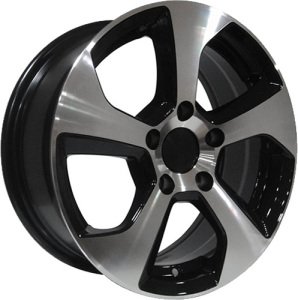 TAILONG TL 5450 6X14inç 5X100 BLACK MACHINED REPLİKA ÇELİK JANT