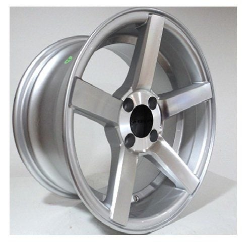 Powcan BK 693 8X15inç 4X100 SİLVER MACHINED ÇELİK JANT