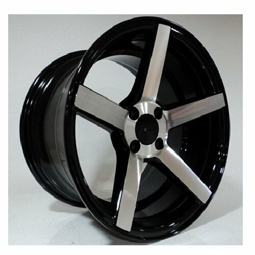 Powcan BK 693 8X15inç 4X100 BLACK MACHINED ÇELİK JANT