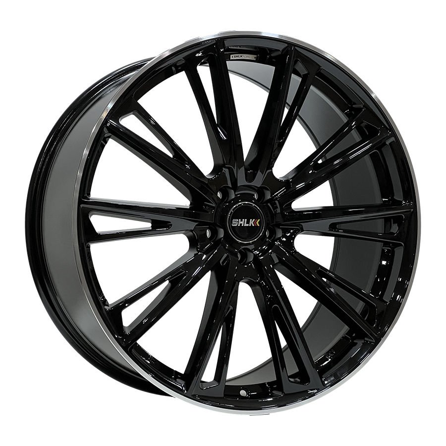 SLK 8166 9X20İNÇ 5X108 ET45 73.1 BLACK LIP MACHINED ÇELİK JANT