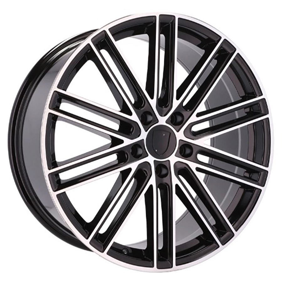 BK 5494 10X21İNÇ 5X112 ET19 66.45 BLACK MACHINED XL ÇELİK JANT